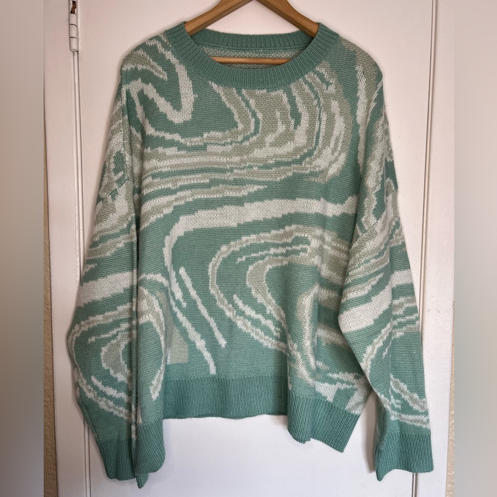 Marble Pattern SHEIN Sweater size 3XL